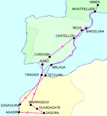 our route